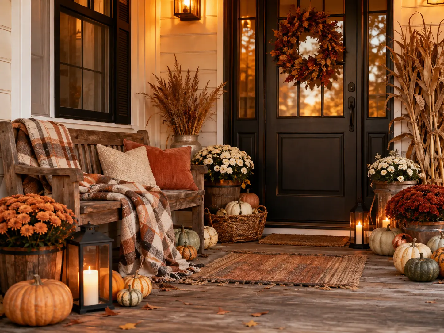 10 fall porch decorating ideas for a Cozy Seasonal Welcome 1 10 fall porch decorating ideas for a Cozy Seasonal Welcome