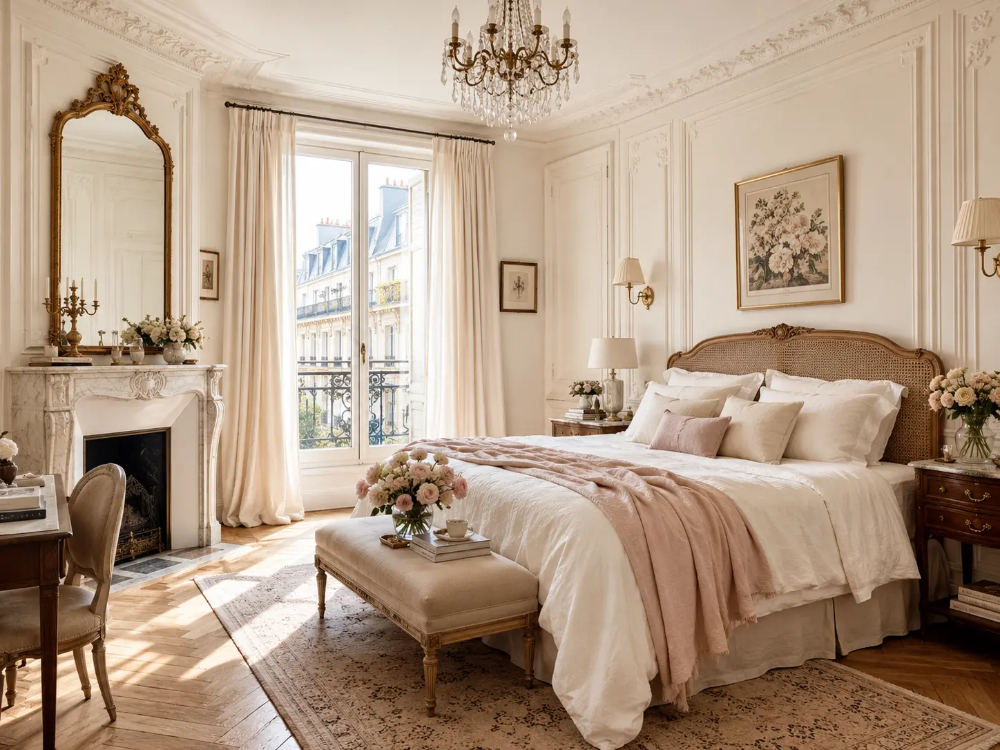 10 french girl inspired bedrooms with Parisian Charm 1 10 french girl inspired bedrooms with Parisian Charm