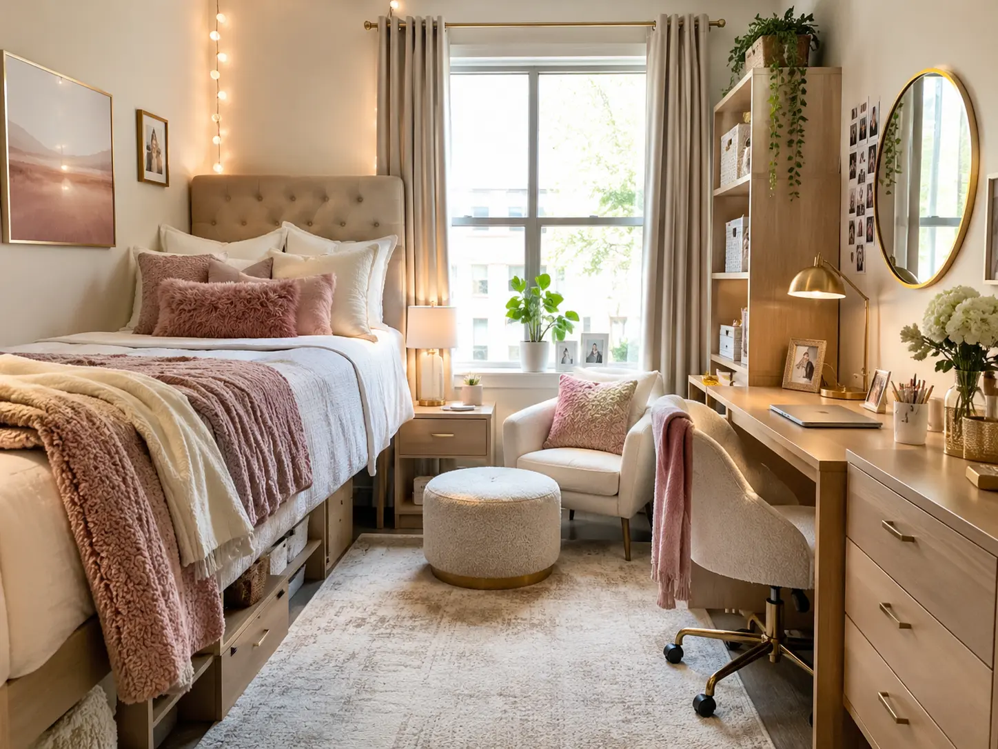 10 luxury dorm room ideas for a Polished, Cozy Space 1 10 luxury dorm room ideas for a Polished, Cozy Space