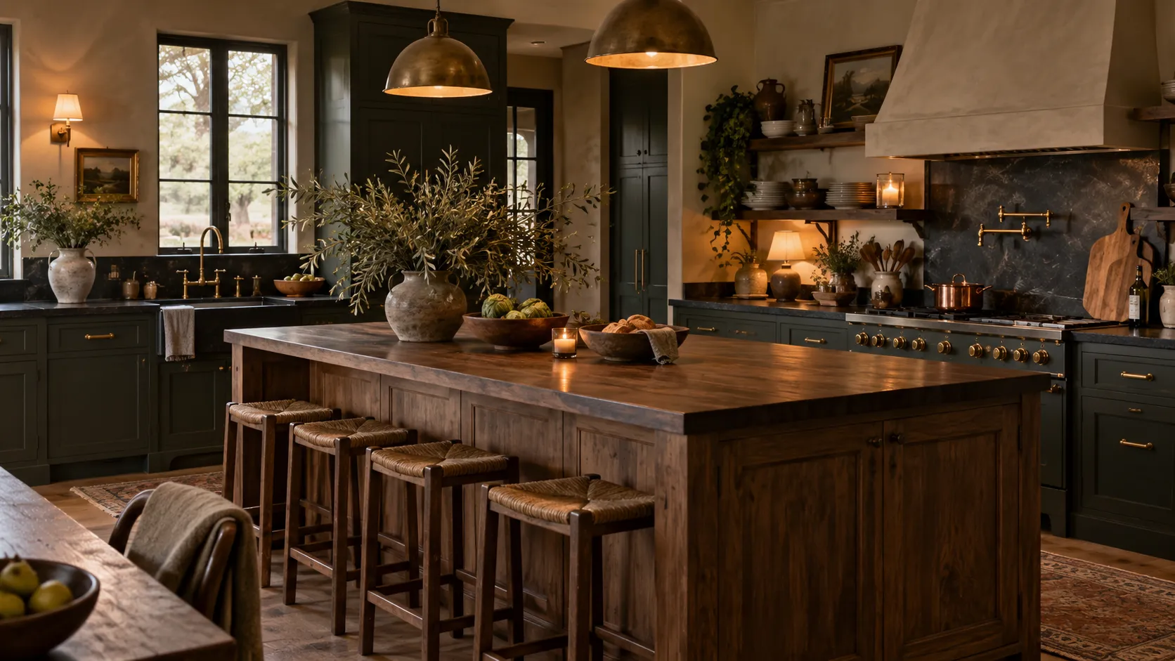 10 moody farmhouse kitchen tips for a Dark, Warm, Collected Space
