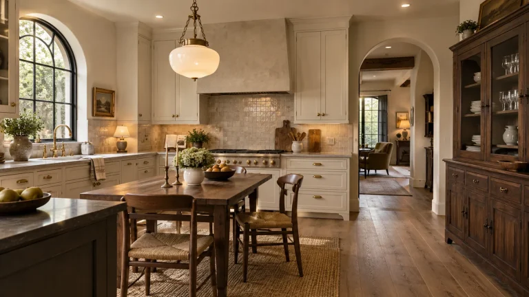 10 white kitchen cabinet ideas for a Warm, Character-Rich Kitchen