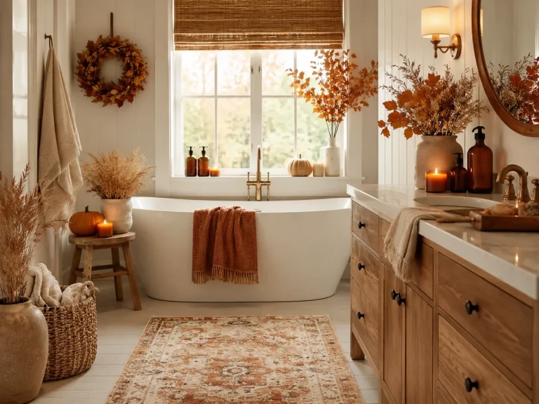 12 fall bathroom decor ideas