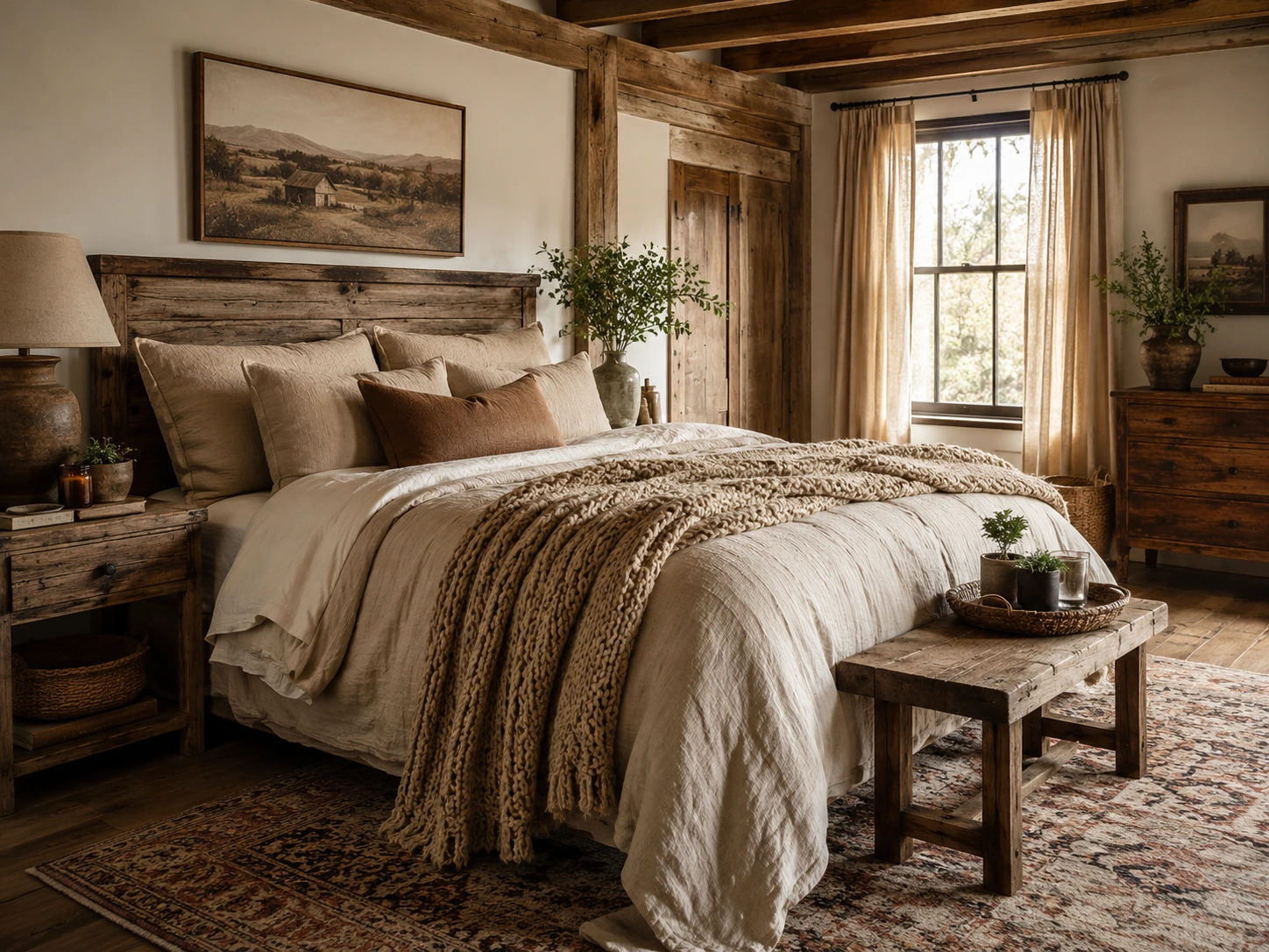 14 rustic bedroom ideas for a Warm, Restful Retreat