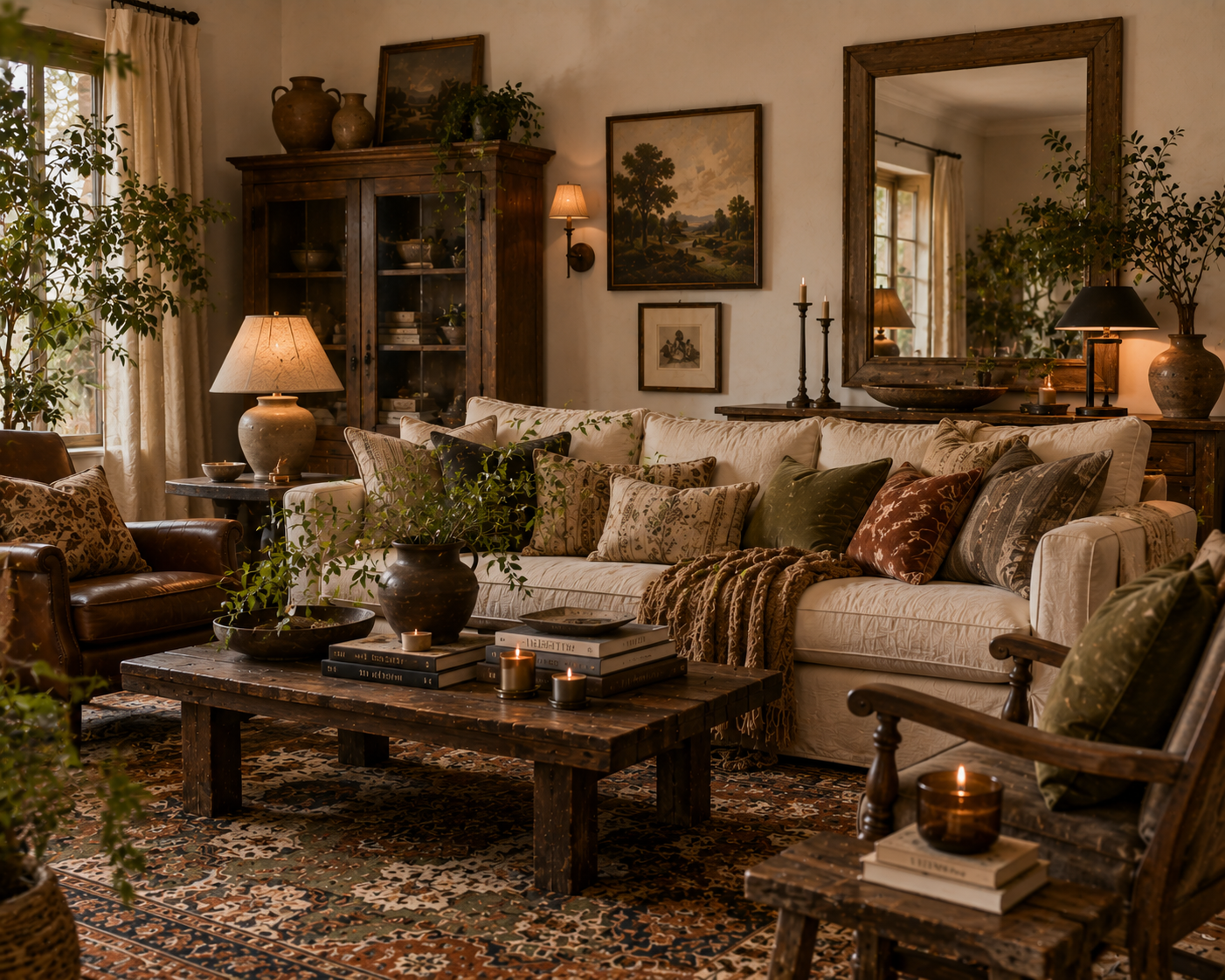 15 Farmhouse Living Room Tips for a Warm, Collected Home 1 15 Living Room Built In Shelves Ideas That Look Custom, Not Cluttered