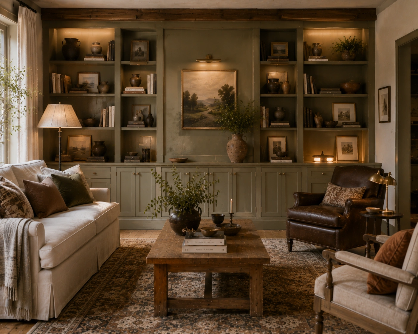 15 Living Room Built In Shelves Ideas That Look Custom, Not Cluttered