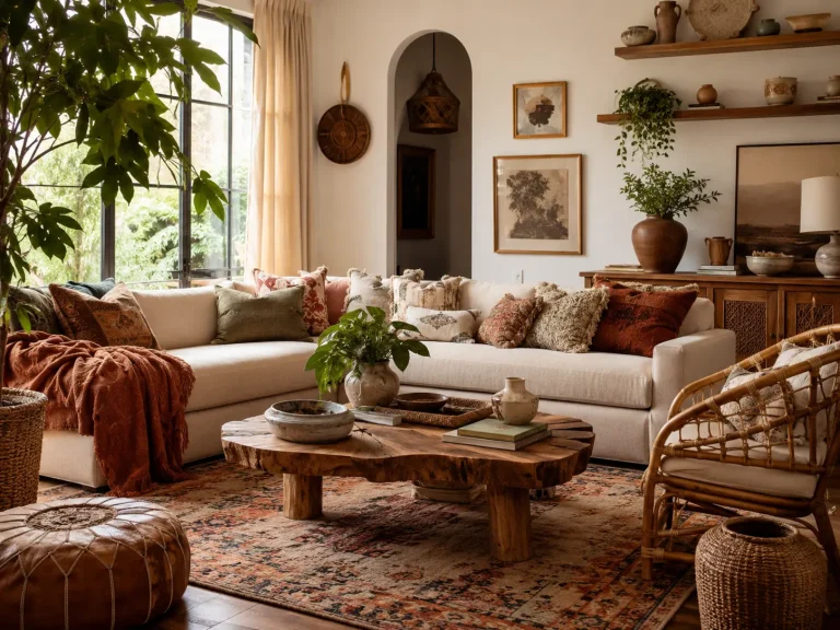 15 boho living room ideas for a Warm, Collected Home 3 15 boho living room ideas for a Warm, Collected Home