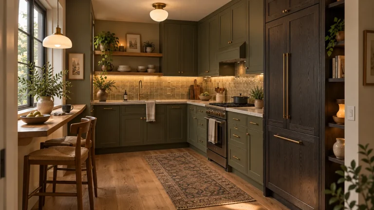 15 small moody kitchen tips for a Dark, Cozy Space That Still Feels Open