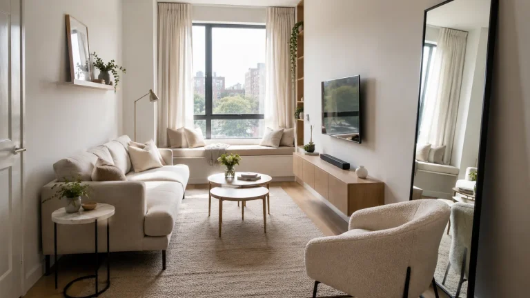 17 Small Living Room Ideas That Make Any Space Look Bigger, Brighter, and More Beautiful
