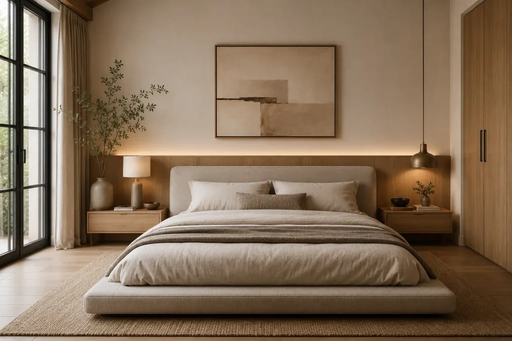 Begin With a Low, Simple Bed