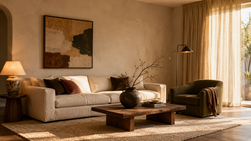 20 cozy living room ideas that make your home feel warm and inviting 2 Begin With a Warm Color Palette