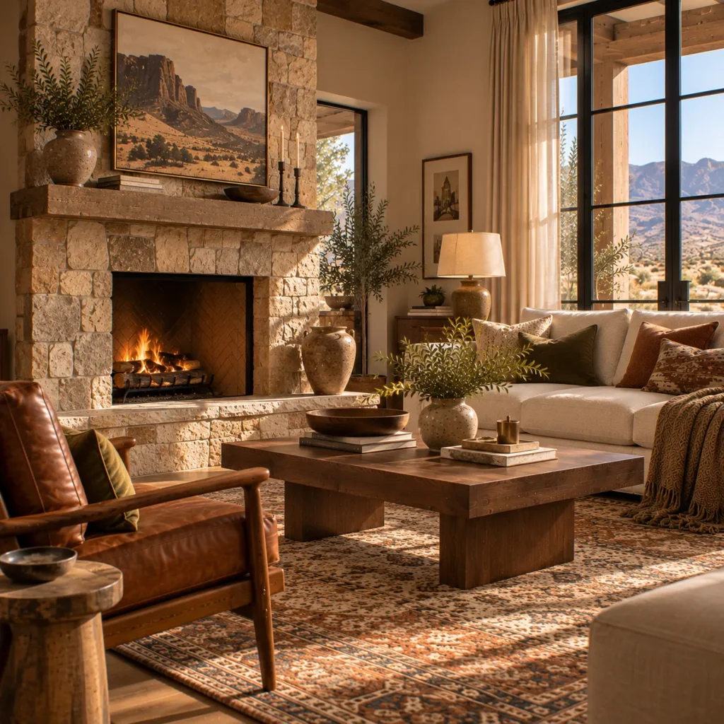 Bring stone into one architectural area