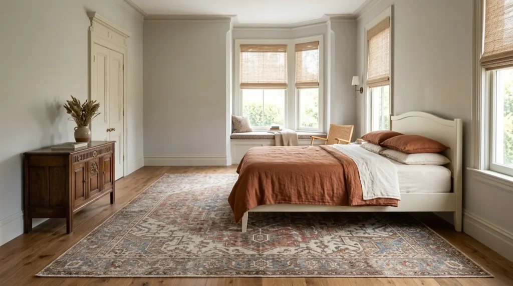 Choose a Rug That Introduces Warmth