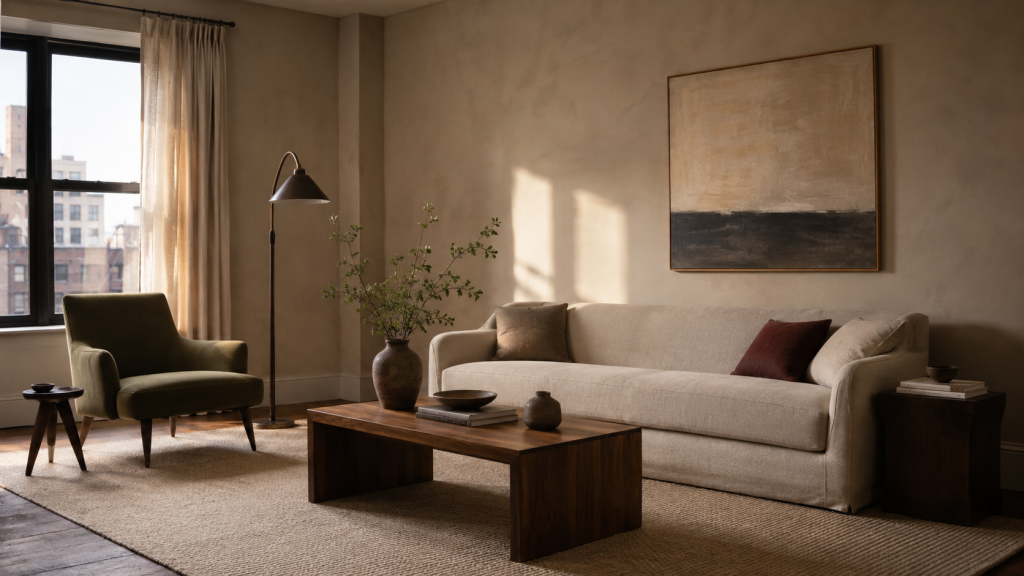 25 Apartment Aesthetic Ideas That Make Any Space Look More Expensive—Without Trying Too Hard 2 Choose a Sophisticated Base Color
