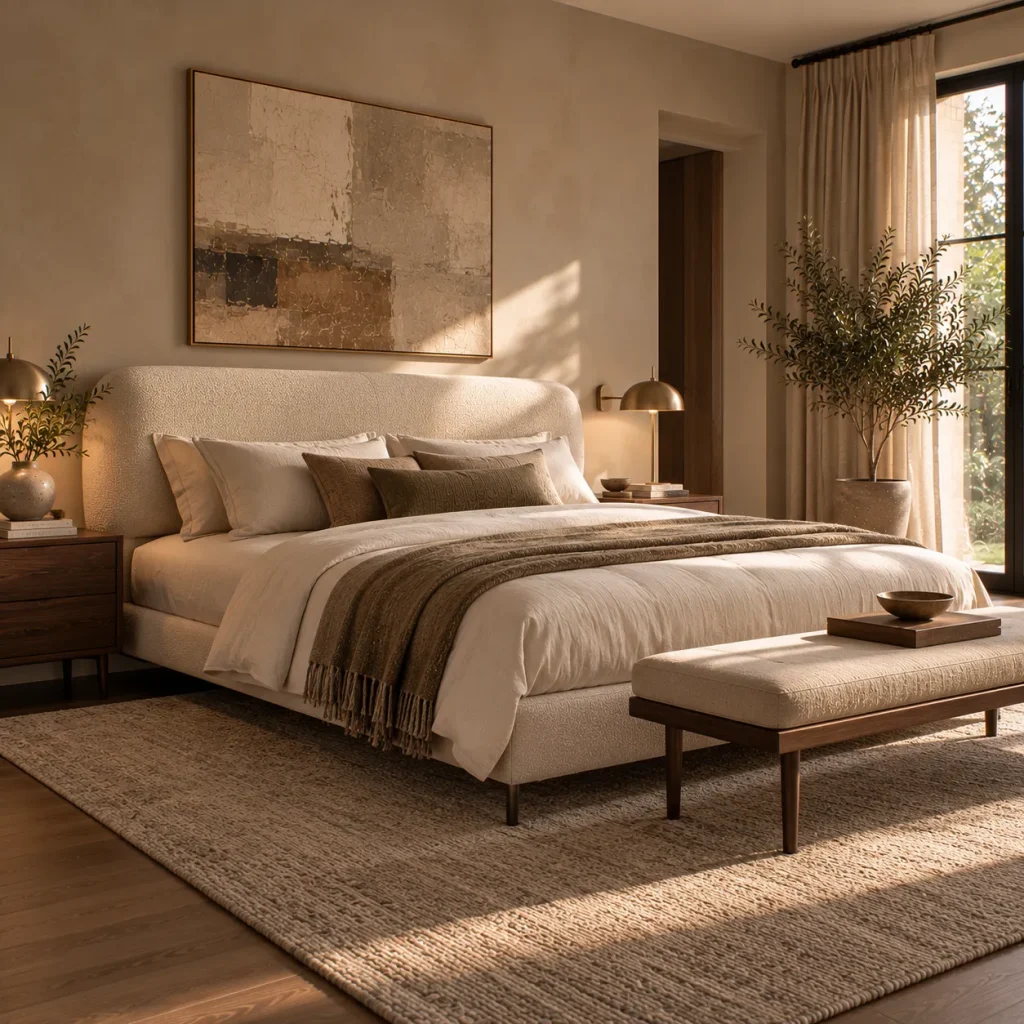Choose a bed with presence, not unnecessary bulk