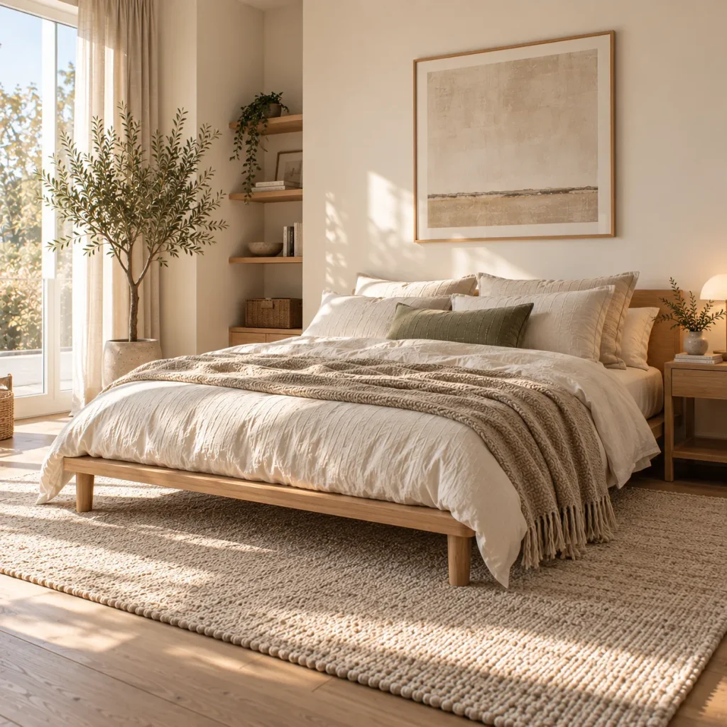 Choose a visually light bed
