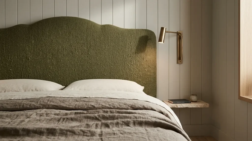 Choose an Upholstered Headboard With Visible Texture