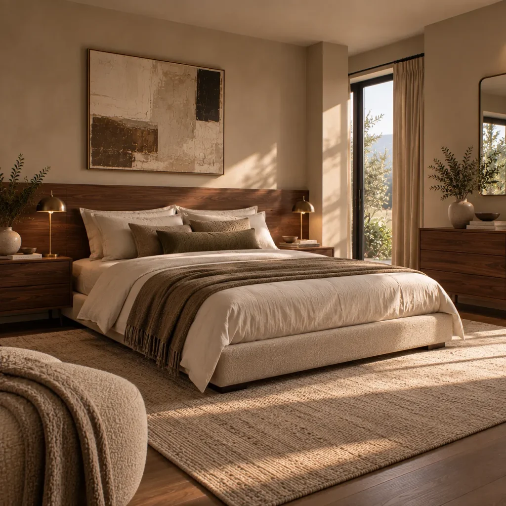 Choose one beautiful wood and let it repeat quietly