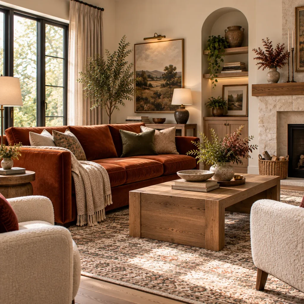 15 Vibrant Living Room Ideas That Use Color With Confidence 6 Choose one colorful sofa instead of ten colorful accessories
