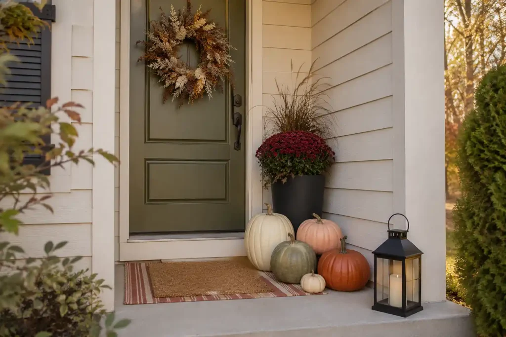 10 fall porch decorating ideas for a Cozy Seasonal Welcome 10 Create a Cozy Small Fall Porch Without Clutter