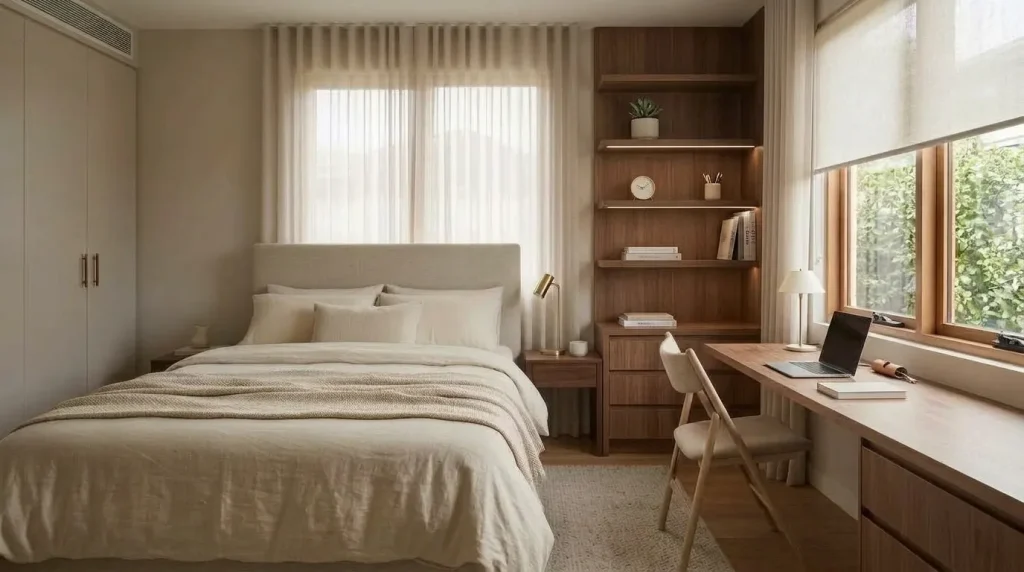 Create a Desk-and-Shelving Wall