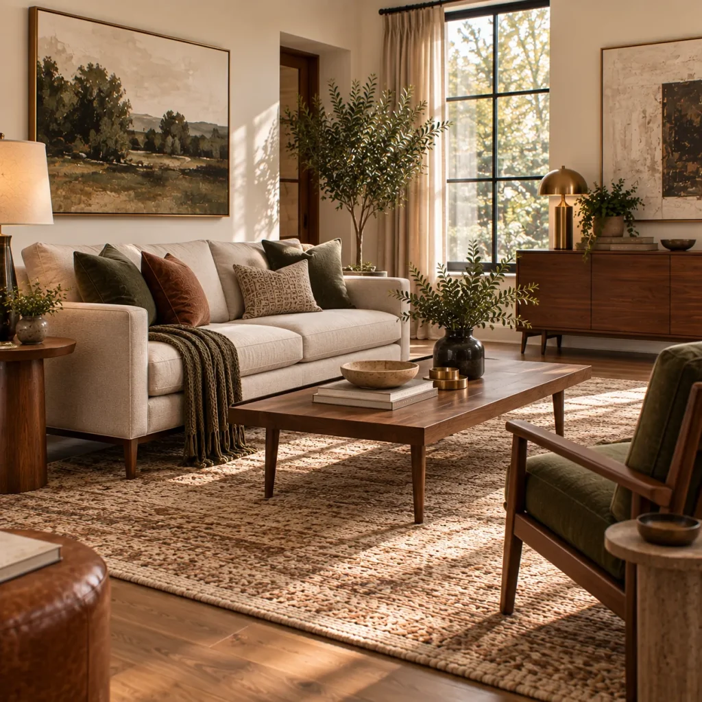10 Mid Century Modern Living Room Ideas That Feel Fresh in 2026 8 Do not sacrifice comfort for a low profile