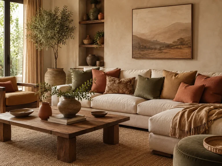 Earthy Color Combinations for living roomEarthy Color Combinations for living room