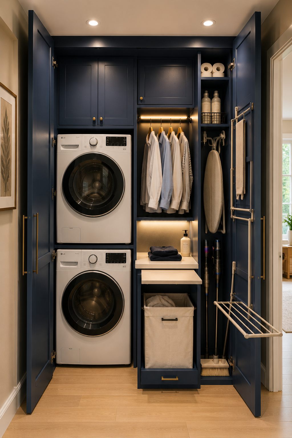 12 Tiny Laundry Room Ideas That Turn a Few Square Feet Into a Hardworking Space 1 Featured Image