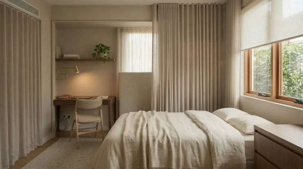Hide the Office Behind a Curtain