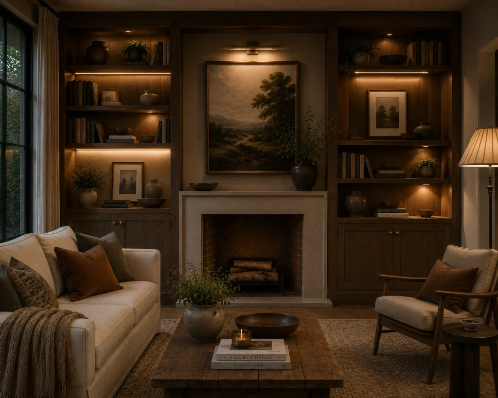 Idea 13 Add integrated shelf lighting selectively
