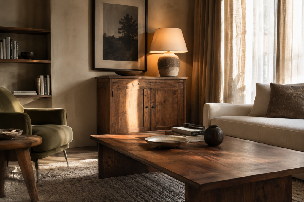 20 cozy living room ideas that make your home feel warm and inviting 6 Introduce Natural Wood