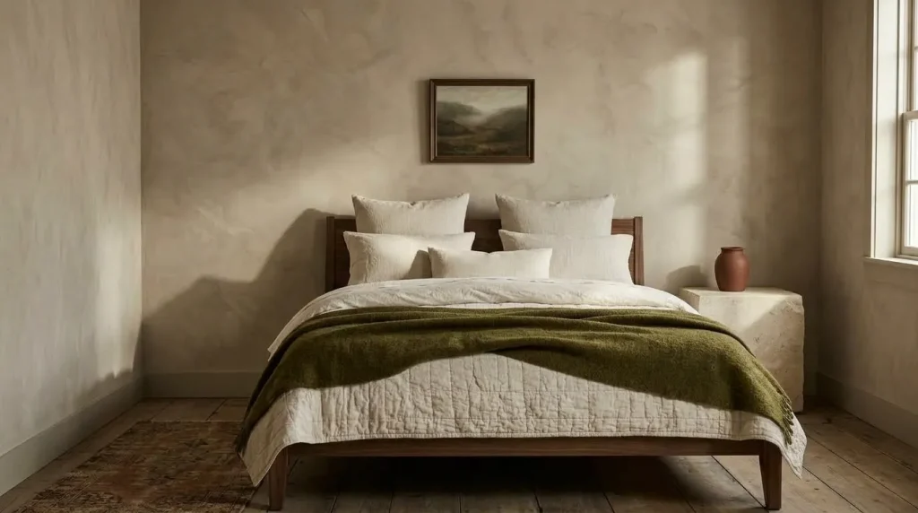 13 Rustic Bedroom Ideas for a Warm, Collected Retreat 12 Introduce one stone or ceramic element