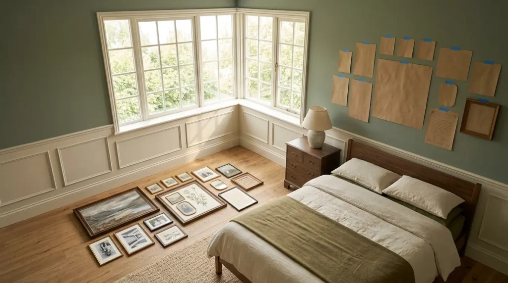Lay Everything Out Before Making Holes