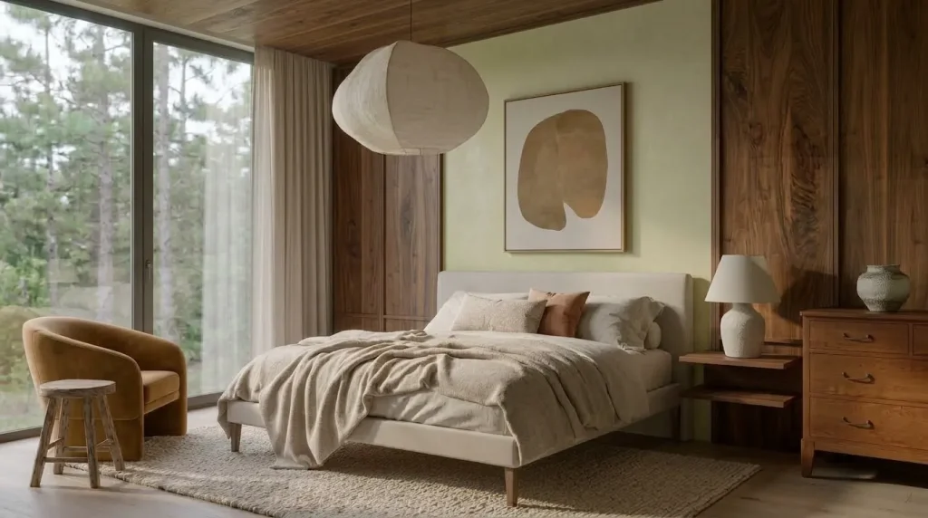Leave some walls and surfaces intentionally quiet