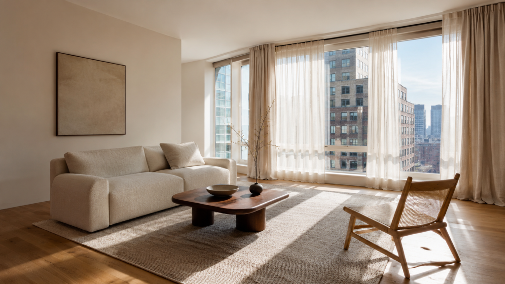 20 Minimalist Apartment Aesthetic Ideas for a Calm, Beautiful, Clutter-Free Home 4 Let Natural Light Do More of the Work