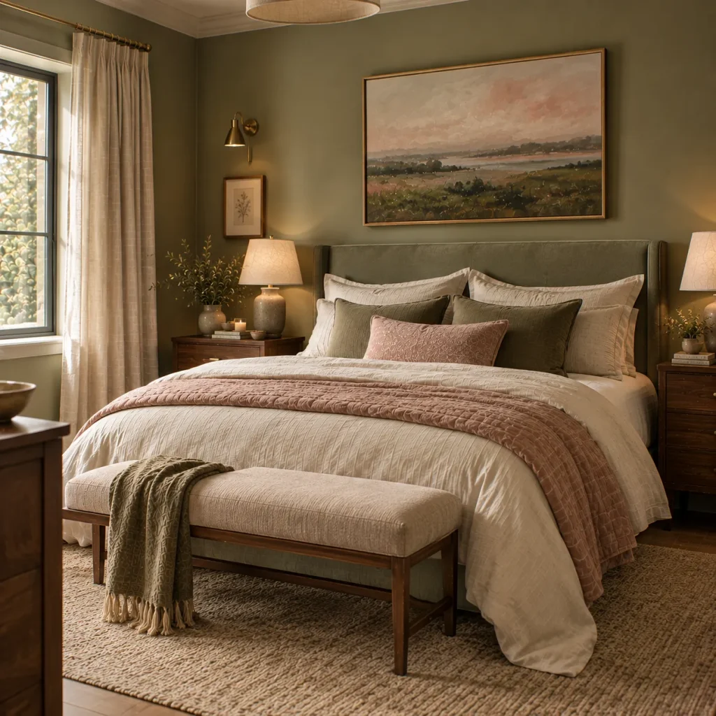 14 sage green and blush bedroom tips for a Soft, Sophisticated Retreat 4 Let sage lead and blush play a supporting role