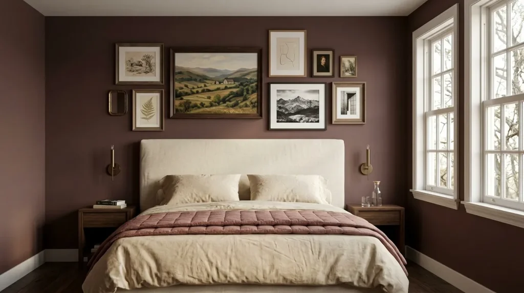 Let the Headboard Establish the Collage Width