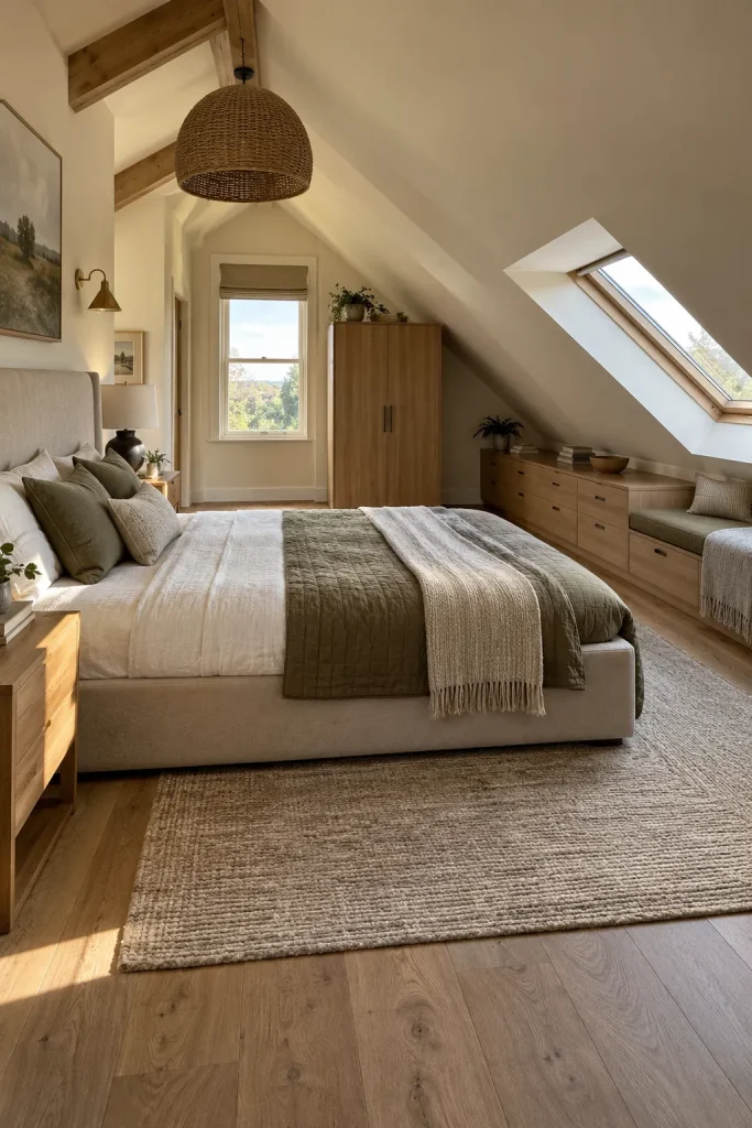 Low Furniture Under the Eaves