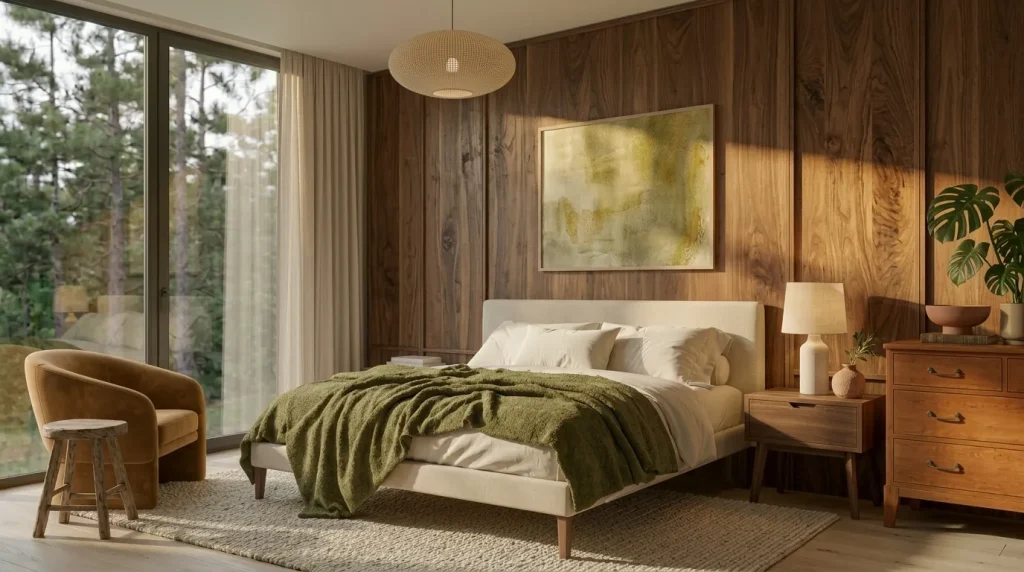 Make real wood one of your largest elements
