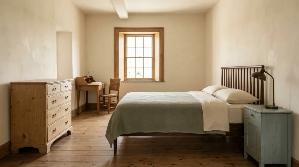 Mix Wood Tones Instead of Buying a Matching Farmhouse Set