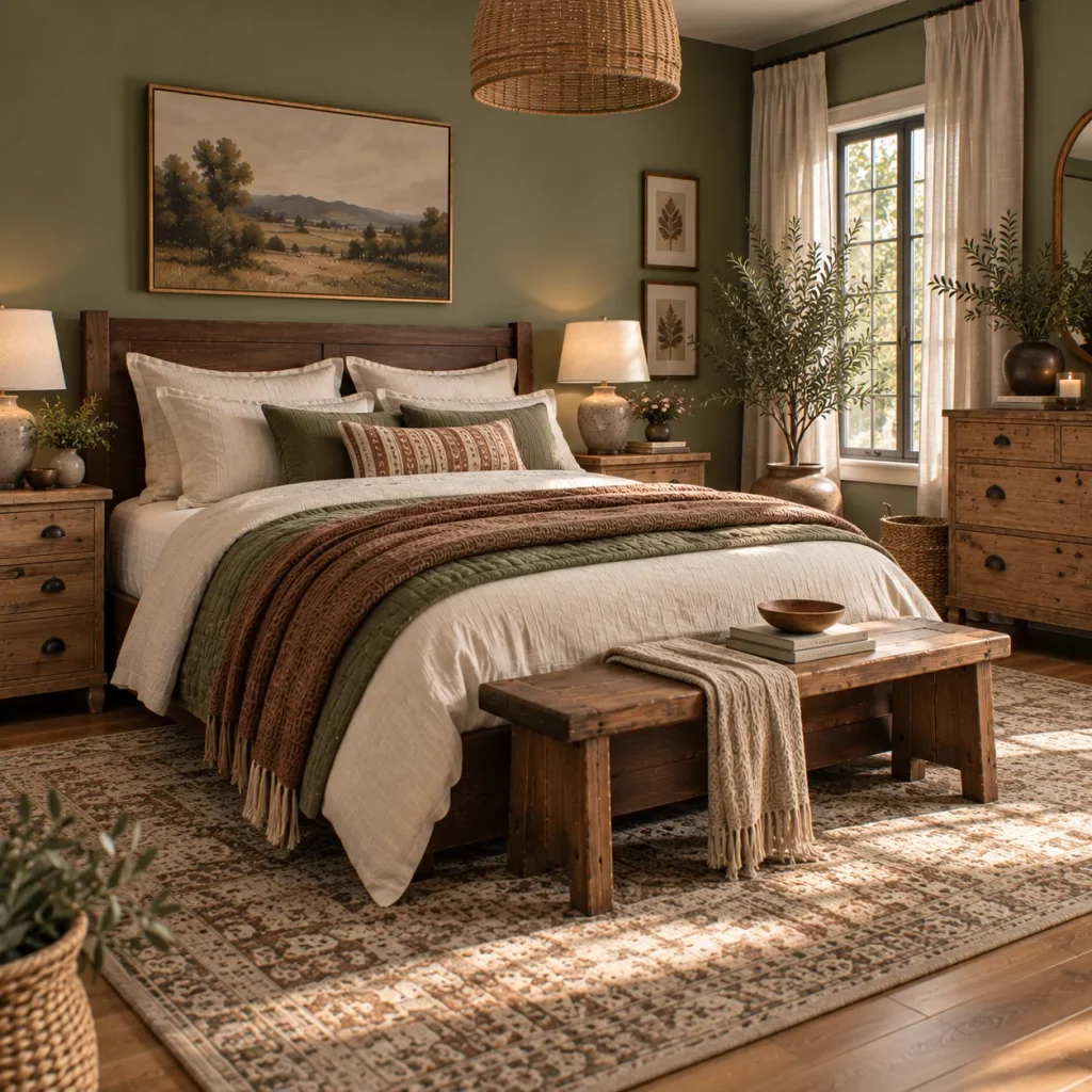Mix walnut, oak, and old pine