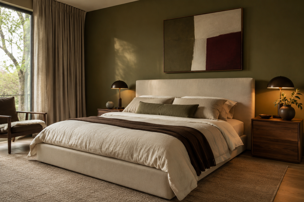 Move Beyond the All-White Modern Bedroom