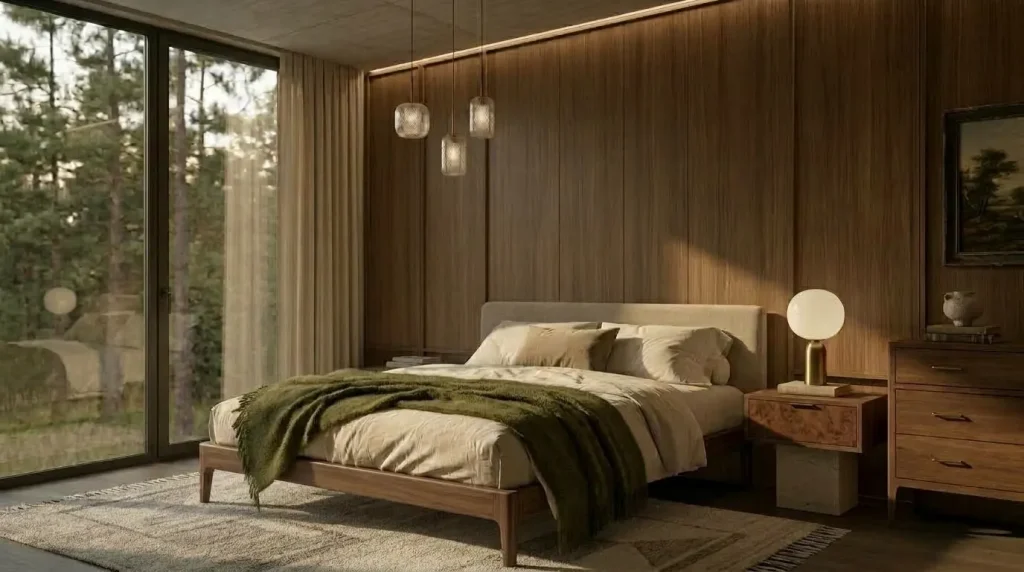 11 mid century modern bedroom tips That Feel Timeless, Not Retro 5 Reach for warm neutrals plus one confident color