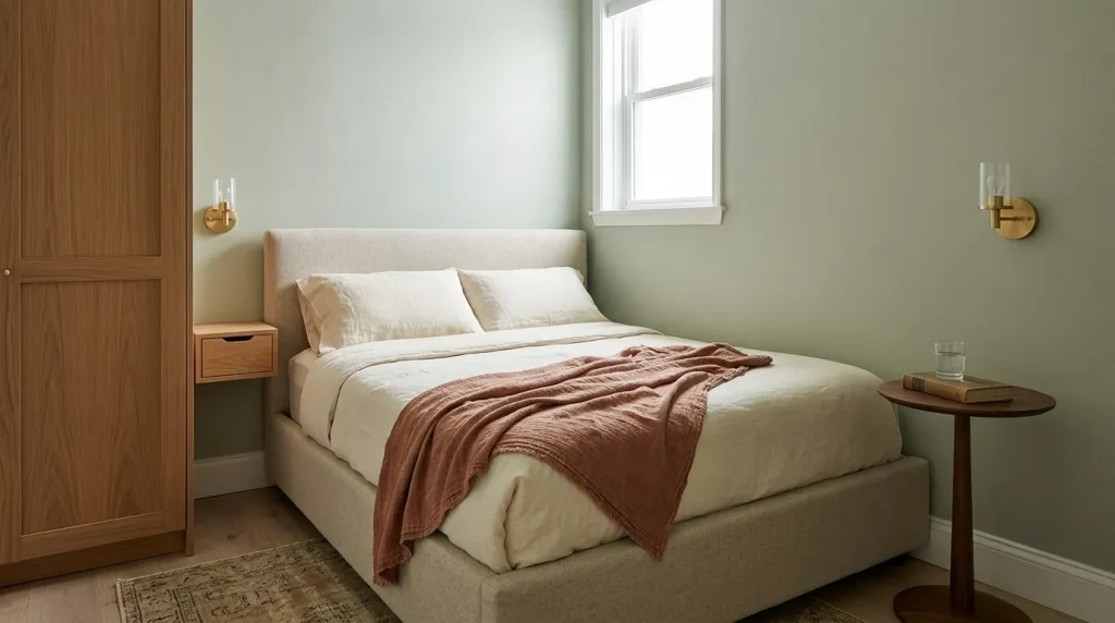 10 cozy small bedroom tips for a Warm, Restful Retreat 6 Replace Oversized Nightstands With Narrower Surfaces
