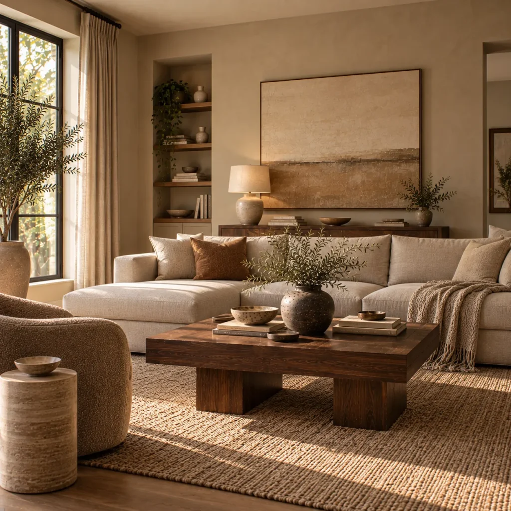 12 Minimalist Living Room Ideas for a Warm, Uncluttered Home 2 Replace stark white with a layered neutral palette