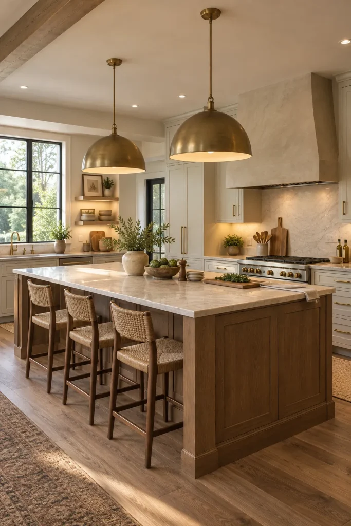 13 kitchen island lighting tips for Better Scale, Function, and Atmosphere 2 The Island Should Determine the Lighting Plan