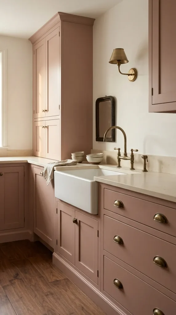 16 pink kitchen tips for a Warm, Sophisticated Space 10 Tip 9 Use warm brass for a richer, collected look