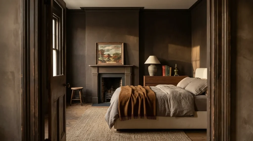 10 black bedroom aesthetic tips for a Moody, Sophisticated Retreat 11 Use Fewer Objects With Stronger Shapes