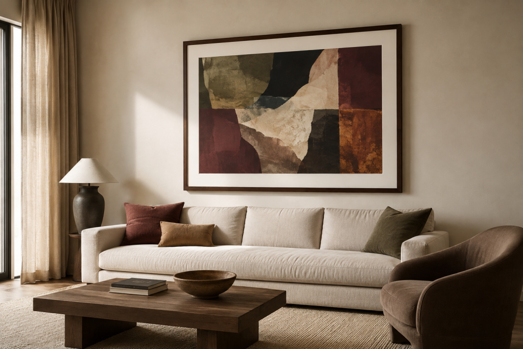 Use One Large Piece of Art