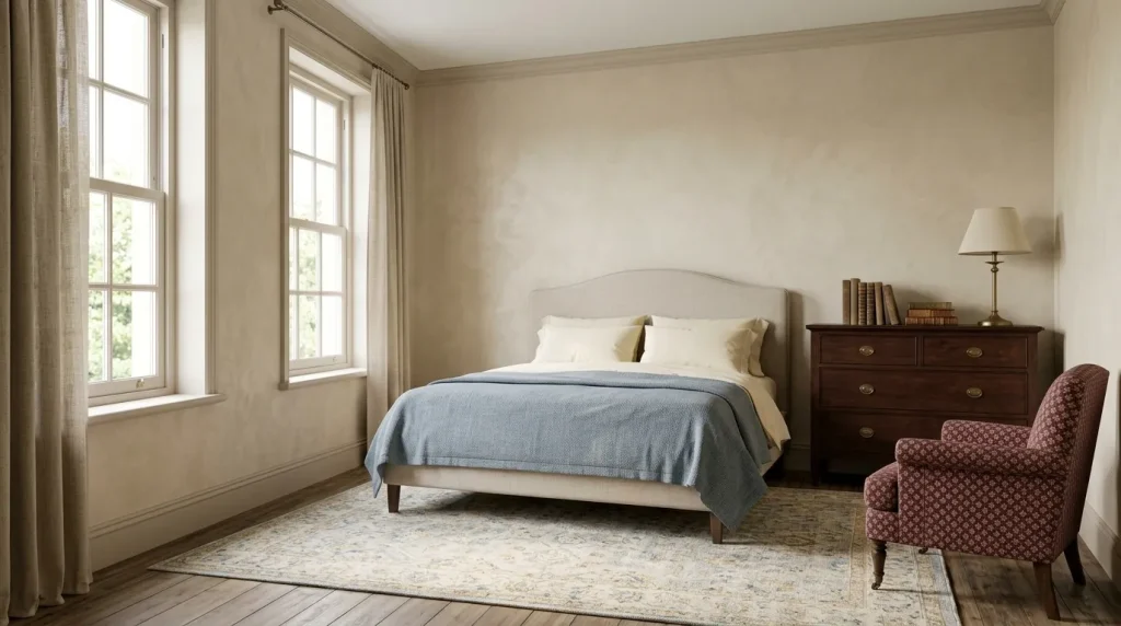 Use Warm Neutrals for a Quieter Victorian Look