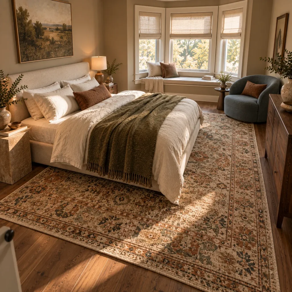 Use a Larger Wool Rug